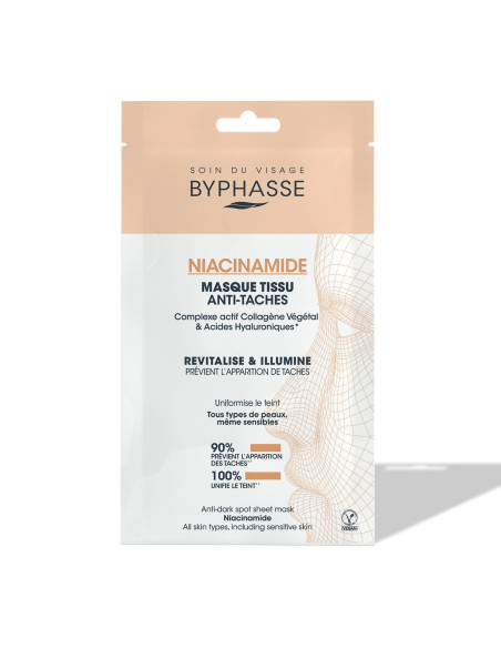 Byphasse Masque Tissu Anti-Taches Niacinamide 18 ml