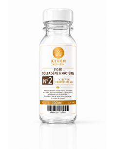 Dose collagene et proteine 100ml-xtrem keratin | cosmetique.tn