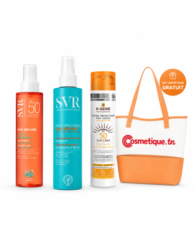 Pack Soleil & Mer Peau Cheveux SPF50 | Cosmetique.tn