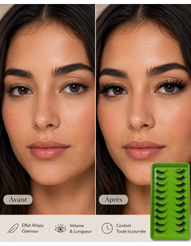 Faux Cils Glam Volume YK306 – 10 Paires | Cosmetique.tn