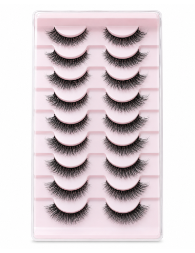 Faux Cils Wispy Glamour – 10 Paires | Cosmetique.tn