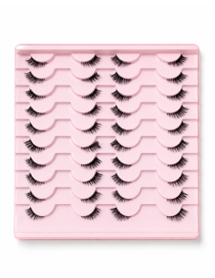 Faux Cils Demi Regard Naturel – Boîte Rose | Cosmetique.tn