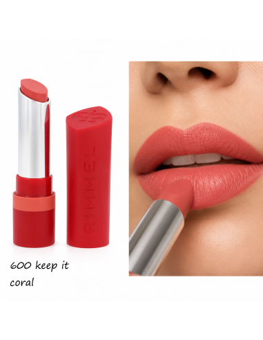 Rimmel The Only 1 Matte 600 Keep It Coral | Cosmetique.tn