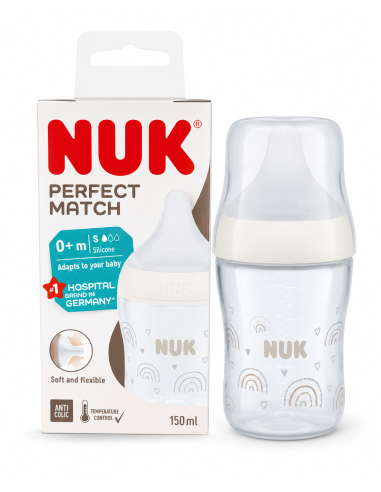 NUK Perfect Match Biberon 150ml | Cosmetique.tn