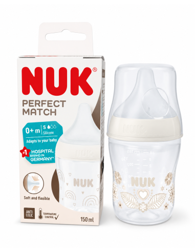 NUK Perfect Match Biberon 150ml | Cosmetique.tn