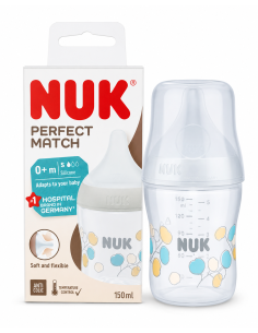 NUK Perfect Match Biberon 150ml | Cosmetique.tn