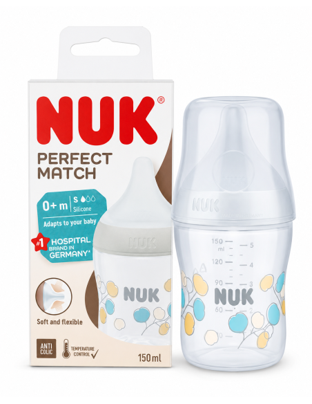 NUK Perfect Match Biberon 150ml | Cosmetique.tn