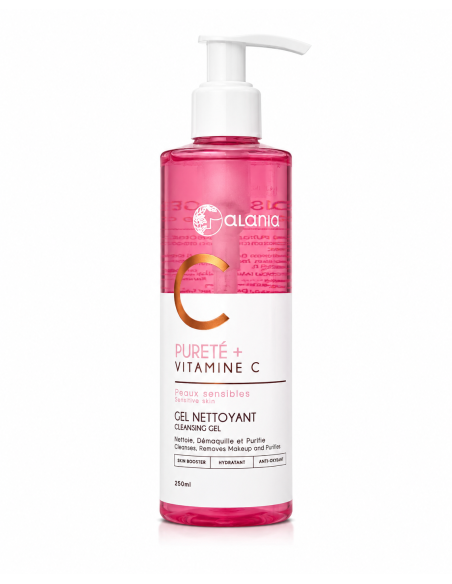 Purete+ vitamine c gel nettoyante 250ml - alania | cosmetique.tn