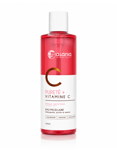Purete+ vitamine c eau micellaire 250ml - alania | cosmetique.tn