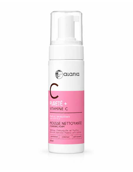 Purete+ vitamine c mousse nettoyante 150ml - alania | cosmetique.tn