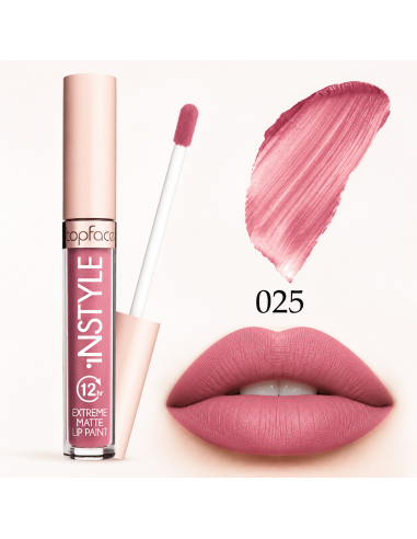 Topface Extreme Matte Lip Paint PT206.025K | couleur mate intense