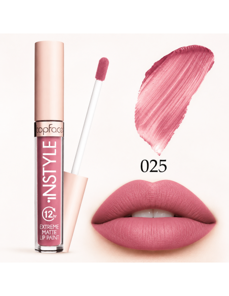 Topface Extreme Matte Lip Paint PT206.025K | couleur mate intense