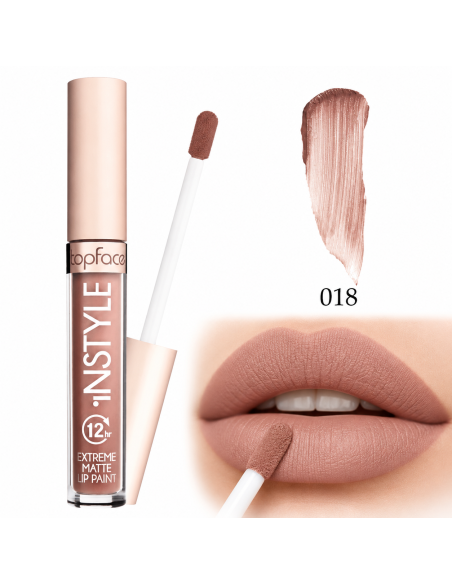 Topface Extreme Matte Lip Paint PT206.018K | couleur mate intense