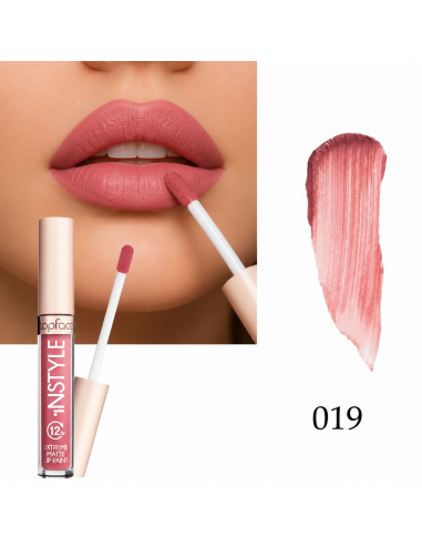 Topface Extreme Matte Lip Paint PT206.019K | couleur mate intense