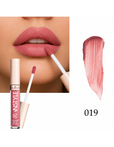 Topface Extreme Matte Lip Paint PT206.019K | couleur mate intense