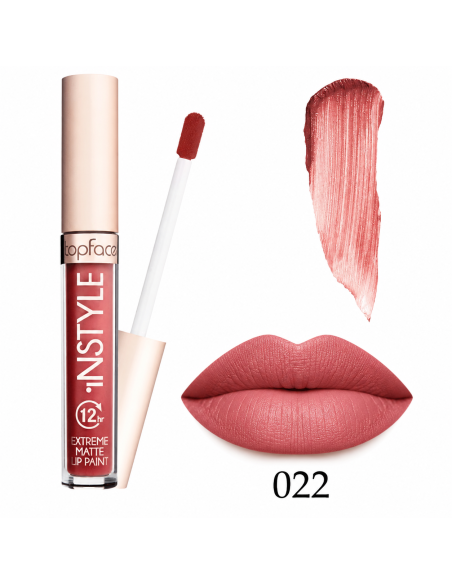 Topface Extreme Matte Lip Paint PT206.022K | couleur mate intense