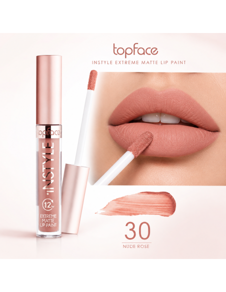 Topface Extreme Matte Lip Paint PT206.030K | couleur mate intense