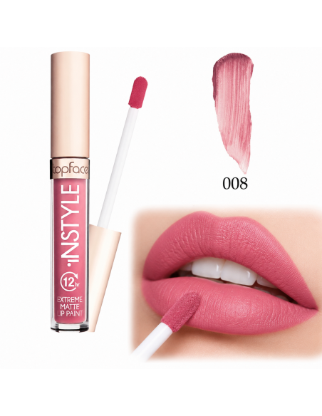 Topface Extreme Matte Lip Paint PT206.008K | couleur mate intense