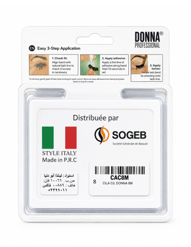 Faux Cils Donna Professional 8mm | Cosmetique.tn