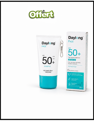 Pack Daylong Face SPF50+ 50ml + 2 Trousses Offertes