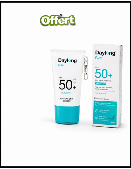 Pack Daylong Face SPF50+ 50ml + 2 Trousses Offertes