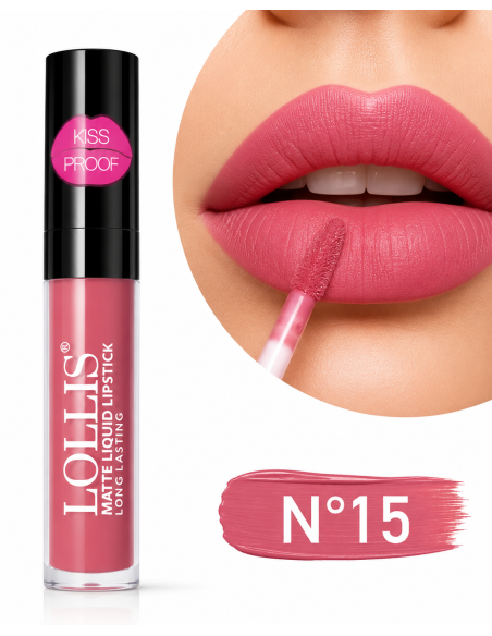 Lollis Matte liquid lipstick lp-200-15 6ml | cosmetique.tn