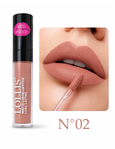 Matte liquid lipstick lp-200-02 6ml -lollis | cosmetique.tn