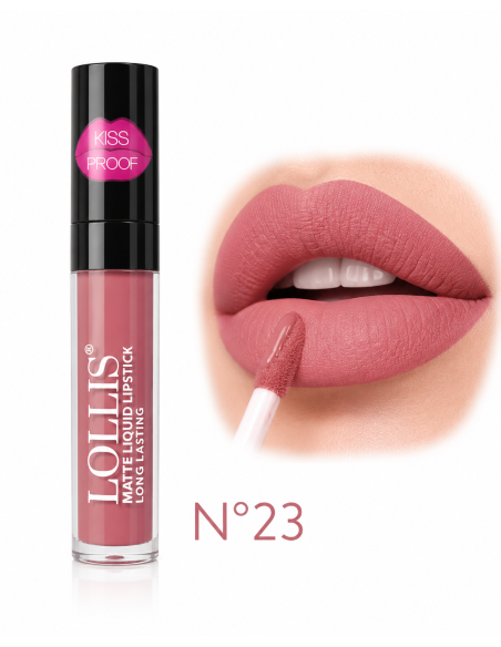 Matte liquid lipstick lp-200-23 6ml -lollis | cosmetique.tn