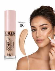 Lollis Cover Up 3 In 1 Concealer Contour Foundation 06
