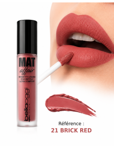 Mat affair rouge à lèvres liquide n°21- bellaoggi | cosmetique.tn