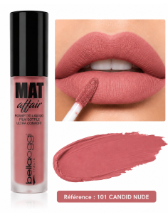 Mat affair rouge à lèvres liquide n°101- bellaoggi | cosmetique.tn