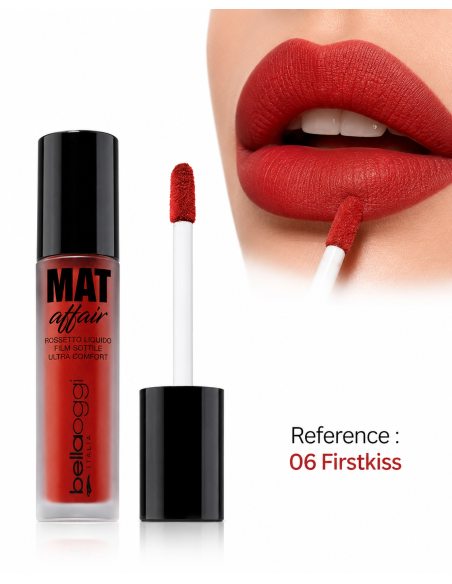 Mat affair rouge à lèvres liquide n°006- bellaoggi | cosmetique.tn