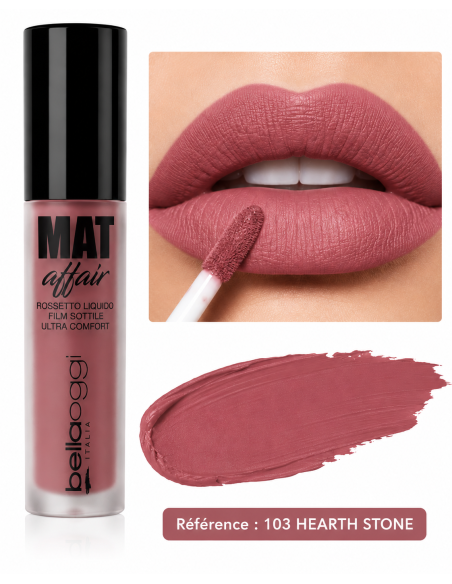 Mat affair rouge à lèvres liquide n°103- bellaoggi | cosmetique.tn