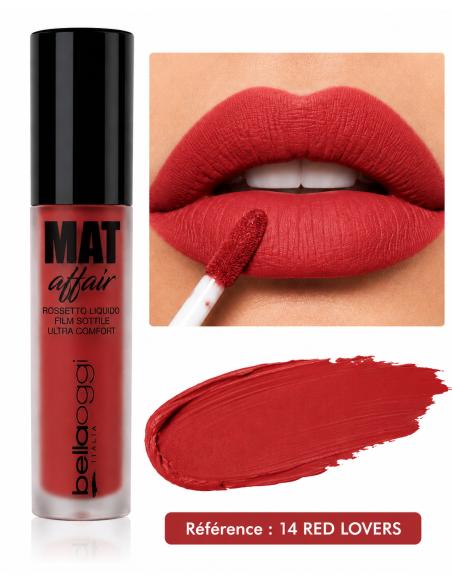 Mat affair rouge à lèvres liquide n°14 - bellaoggi | cosmetique.tn