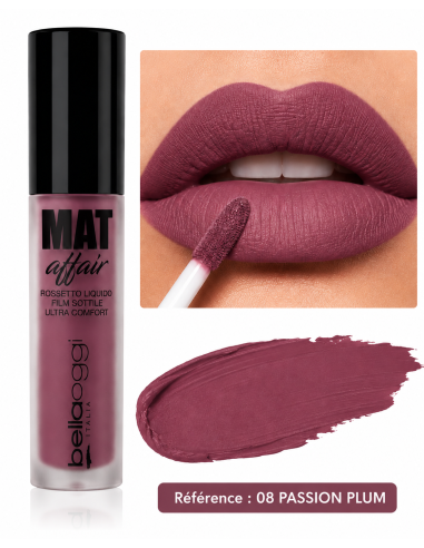 Mat affair rouge à lèvres liquide n°008- bellaoggi | cosmetique.tn