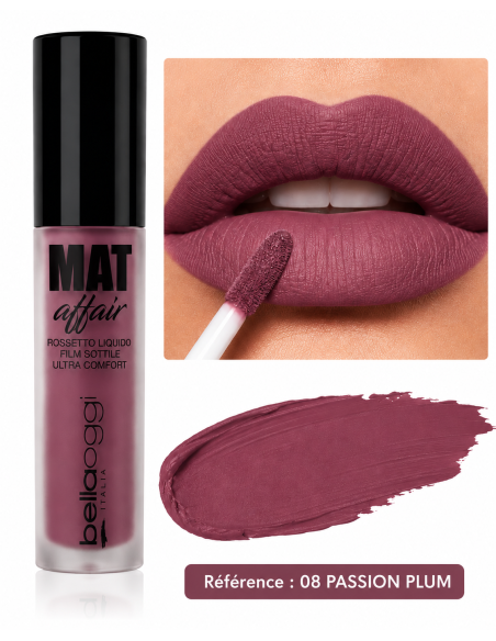 Mat affair rouge à lèvres liquide n°008- bellaoggi | cosmetique.tn