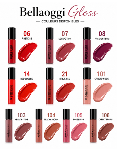 Mat affair rouge à lèvres liquide n°104 -bellaoggi | cosmetique.tn