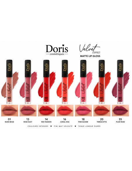 Gloss matte velvet 35 -Doris