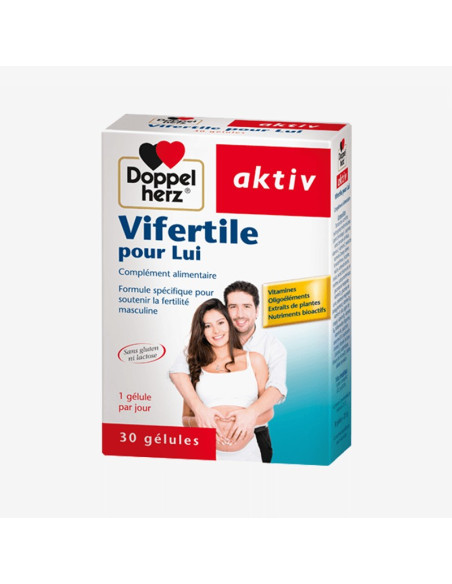 Doppelherz Vifertile Pour Lui 30 Gélules | Cosmetique.tn