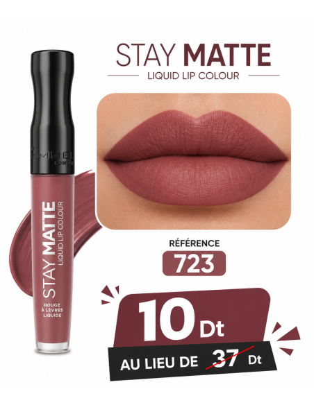 Stay matte n°723 - rimmel london | cosmetique.tn