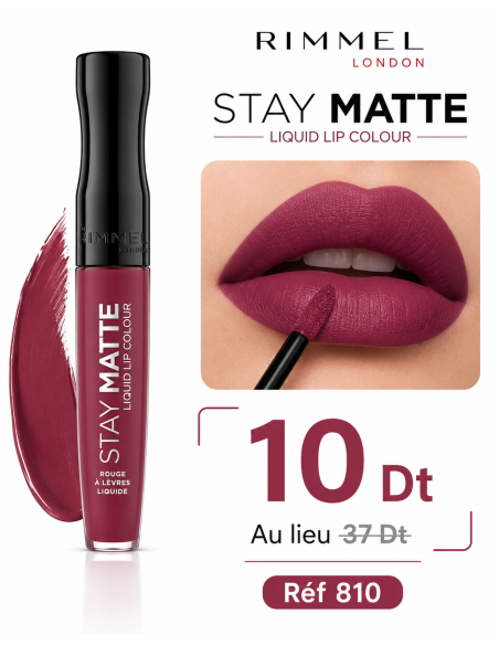 Rimmel Stay Matte 810 Plum This Show | Cosmetique.tn