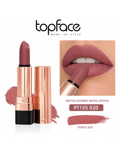 Topface Instyle Matte Lipstick PT155.020K | rouge à lèvres mat net