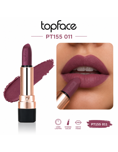 Topface Instyle Matte Lipstick PT155.011K | rouge à lèvres mat net