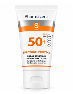 Pharmaceris - S sun broad spectrum protection cream spf50+ 50ml | cosm