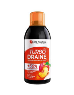 Forté Pharma Turbodraine thé-pêche – 500 ml | cosmetique.tn