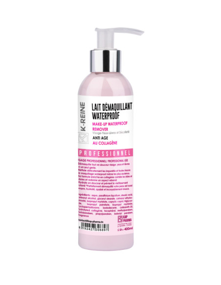K-Reine Lait démaquillant waterproof au collagène 400 ml