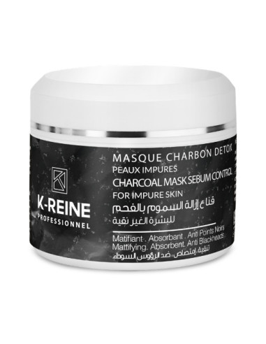 K-Reine Masque visage Charcoal au charbon actif 150 ml