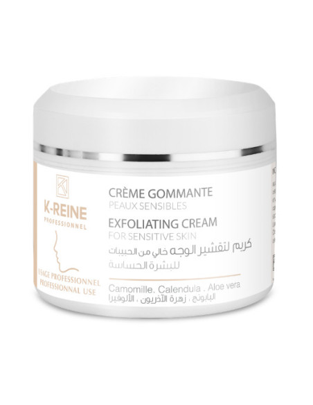 K-Reine Crème exfoliante visage peaux sensibles 150 ml
