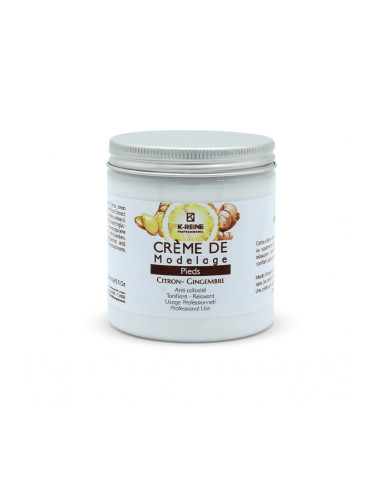 K-Reine Crème de modelage pieds citron et gingembre — 250 ml