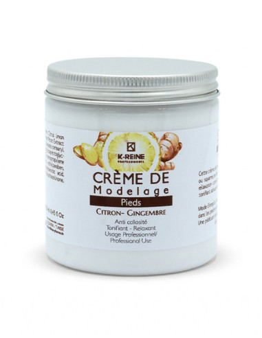 K-Reine Crème de modelage pieds citron et gingembre — 250 ml
